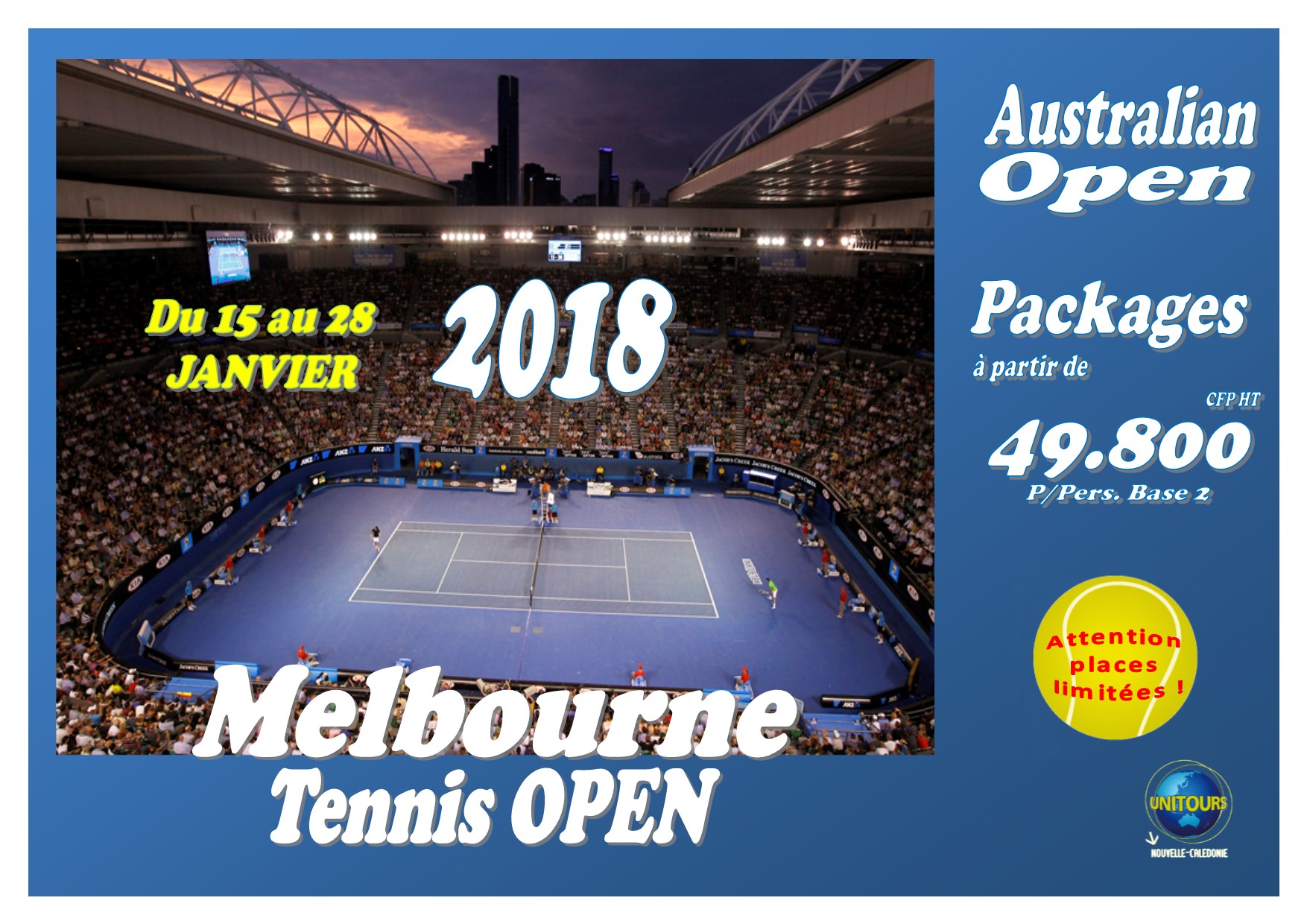 TENNIS OPEN Melbourne 18 P1