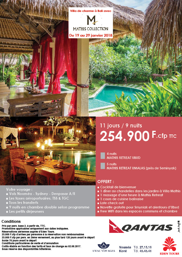 Bali Villa avec Mathis Collection amac