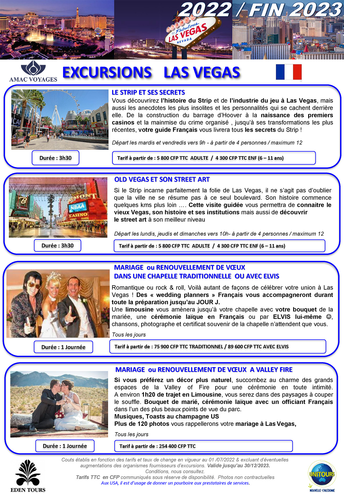 EXCURSIONS EN FRANCAIS LAS VEGAS 2022 FIN 202305x