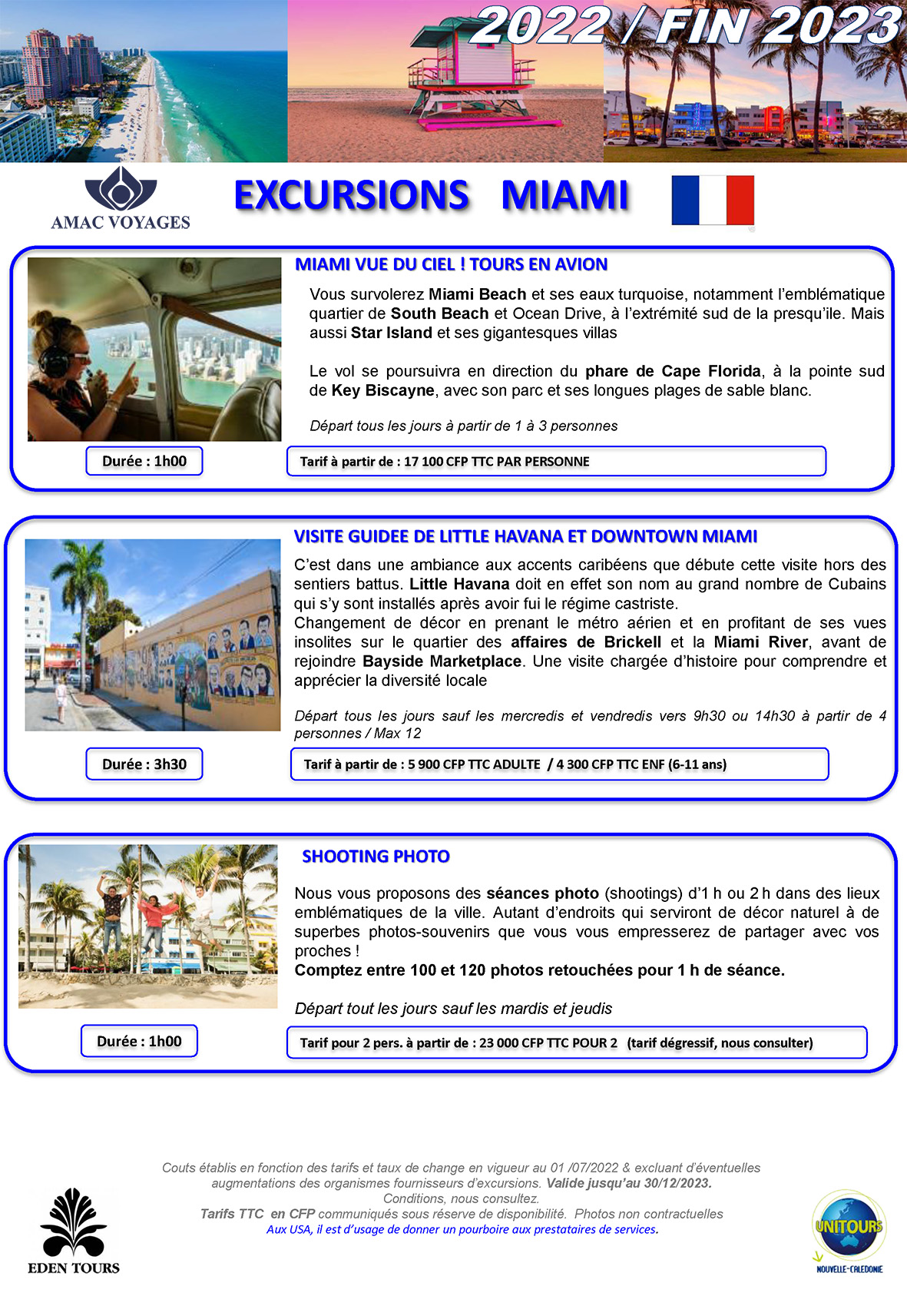 EXCURSIONS EN FRANCAIS MIAMI 2022 FIN 2023 205x