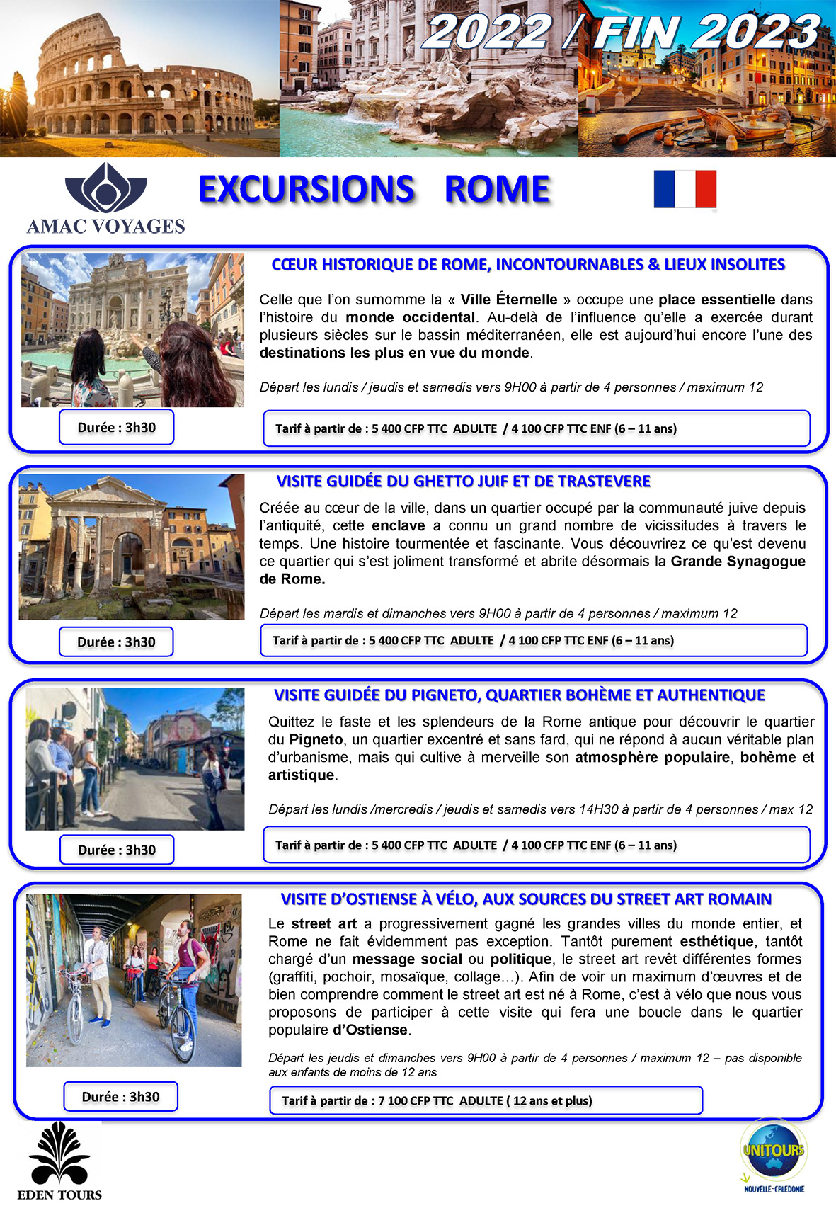 EXCURSIONS EN FRANCAIS ROME 2022 FIN 2023 105x