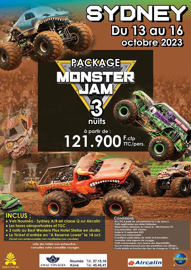 MONSTER JAM Sydney 2023 amac