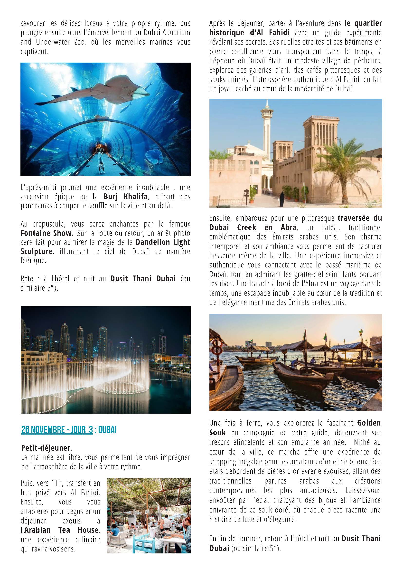 Programme Dubai et Abu Dhabi Groupe Nov 24 Page 3