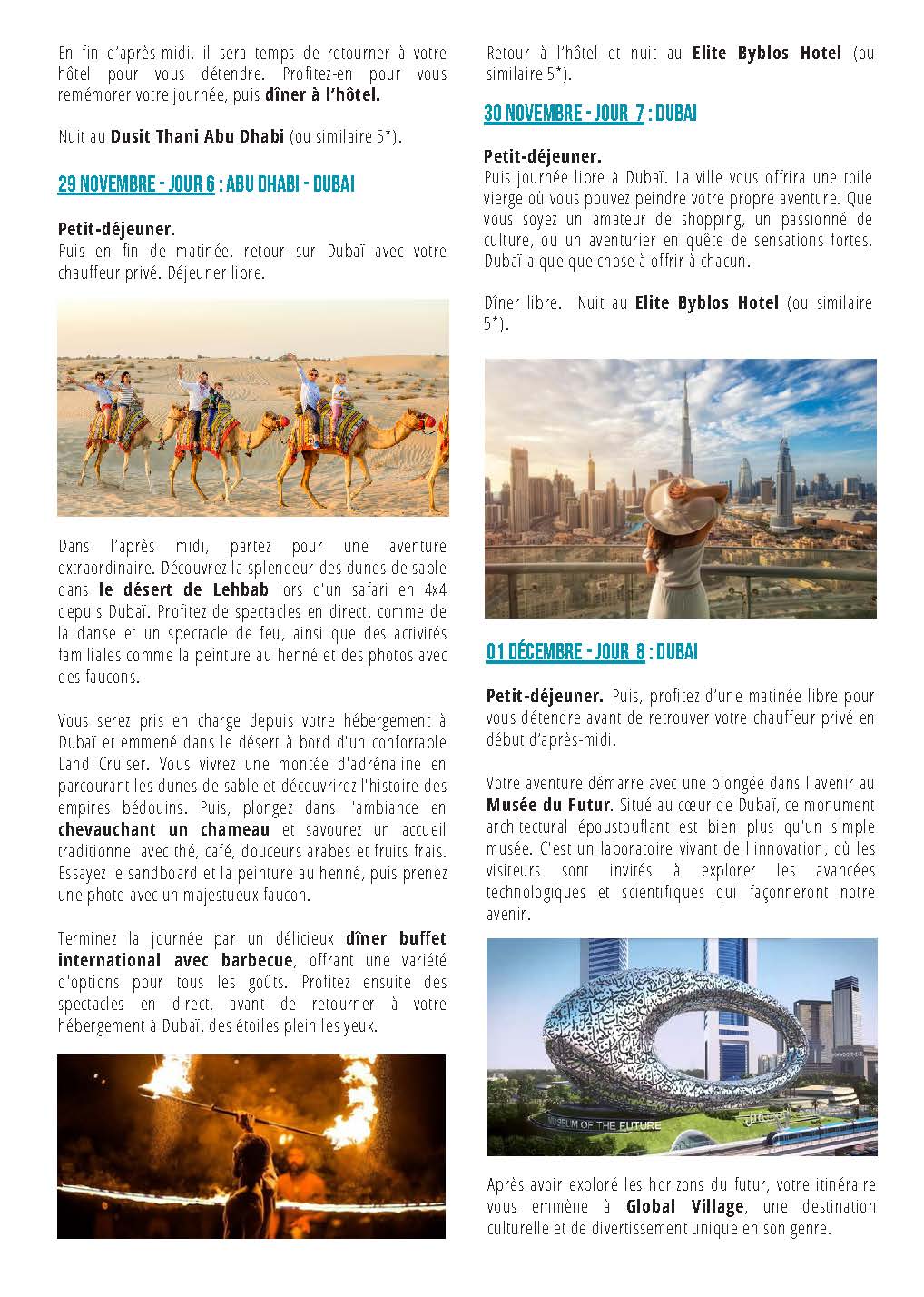 Programme Dubai et Abu Dhabi Groupe Nov 24 Page 5