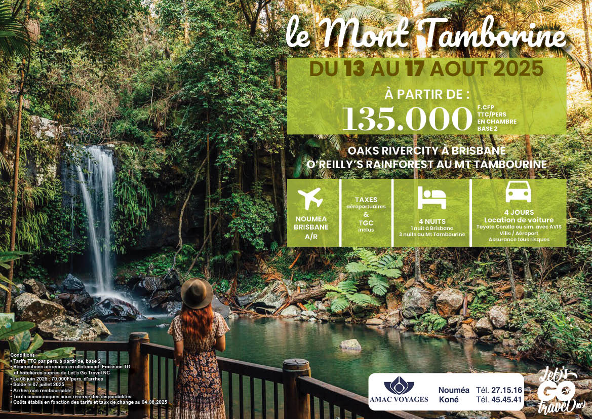 Découvrez le Mont Tamborine amac