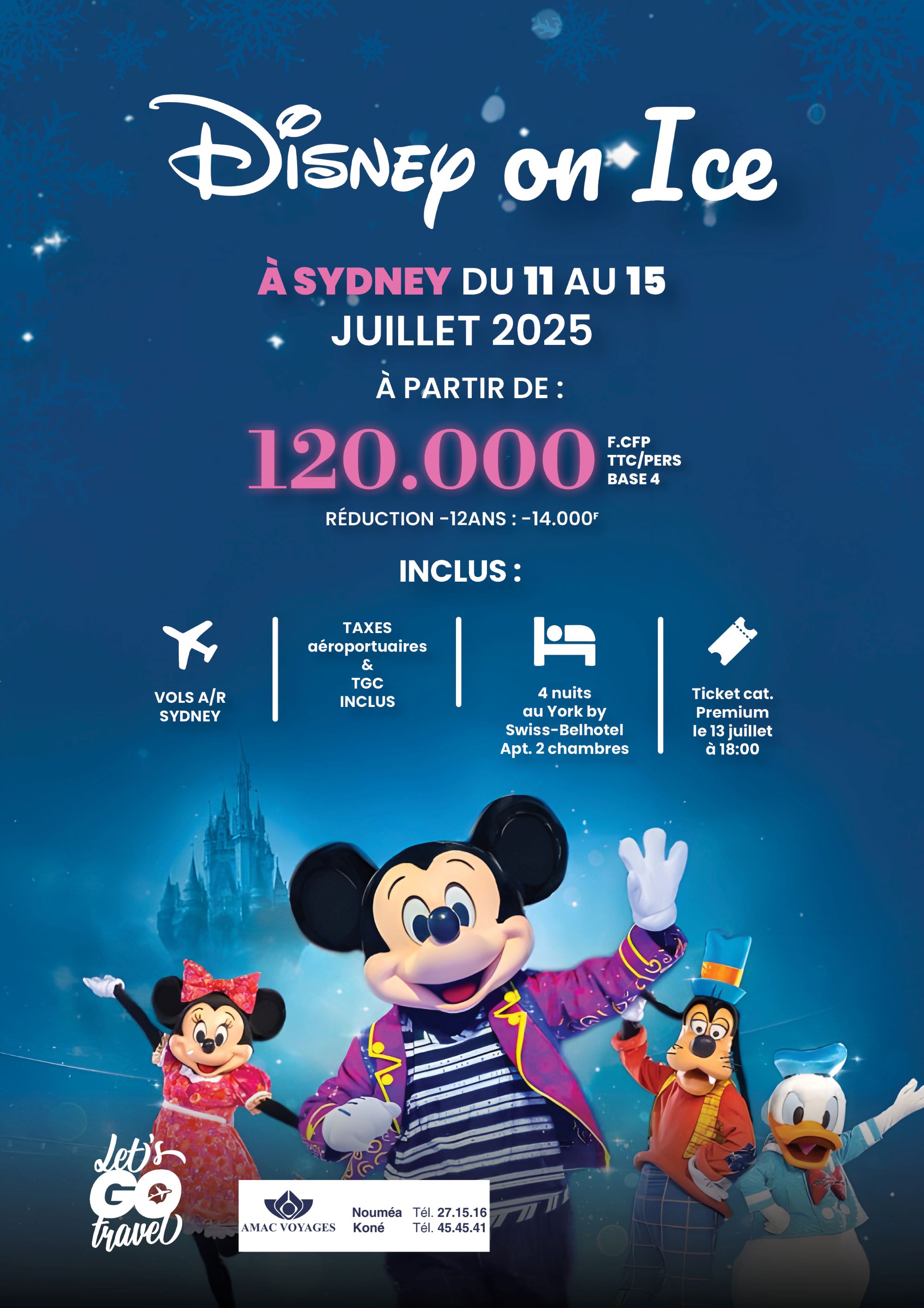 amac SYD 11 au 15 juillet 2025 Disney on Ice