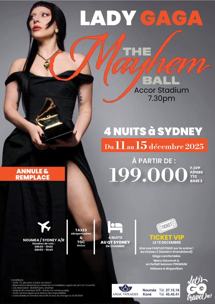 SYD concert Lady Gaga 11au15 dec 2025 amac