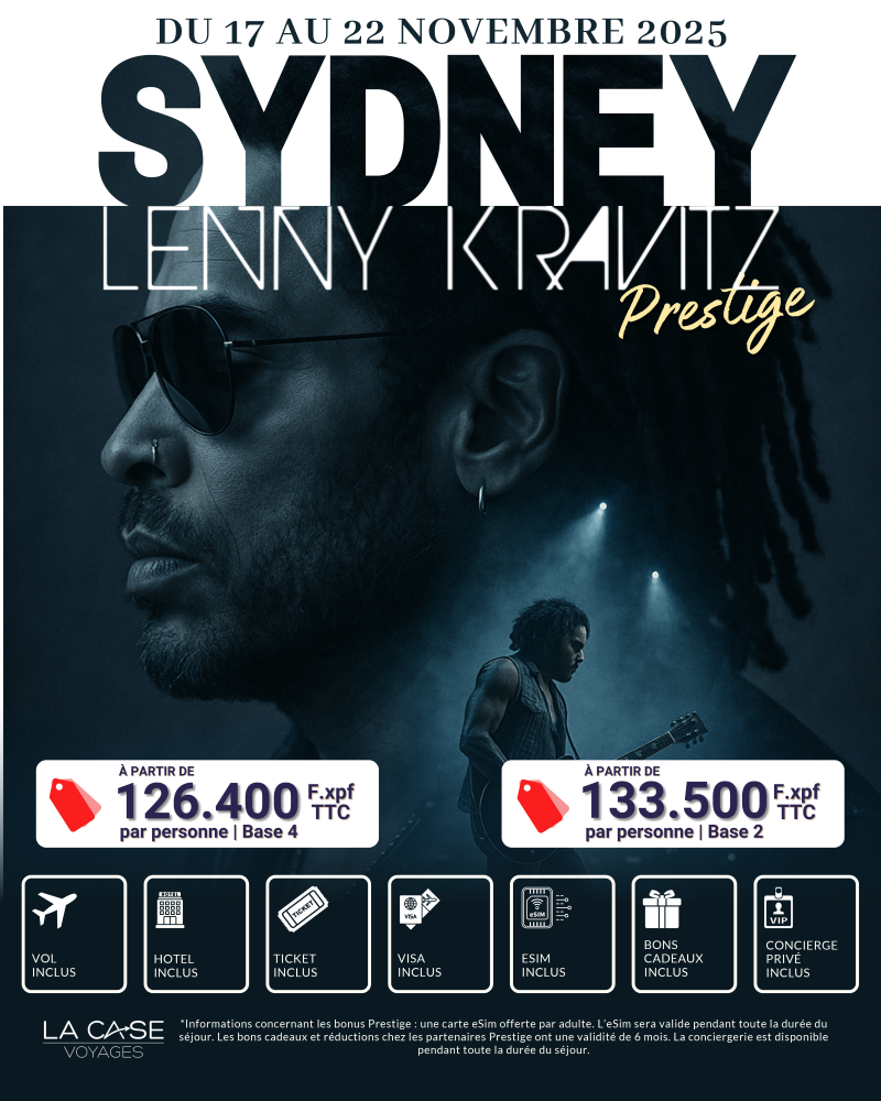 LCV SYDNEY Lenny Kravitz Nov 25 1